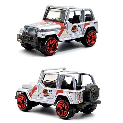 Jeep Wrangler Sahara 1992 JP Type II HOT WHEELS ID