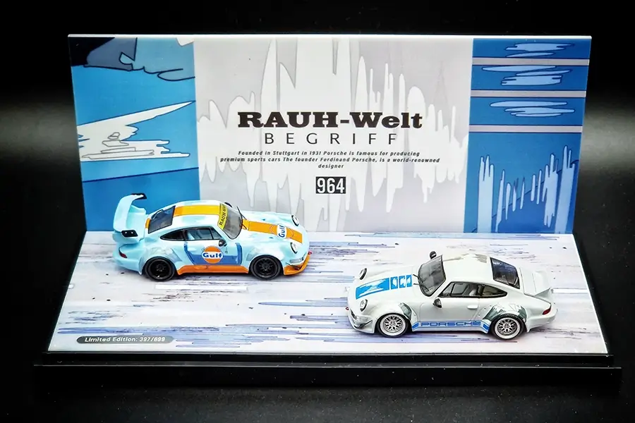 Rauh Welt Begriff RWB Porsche Model in 1:64 scale