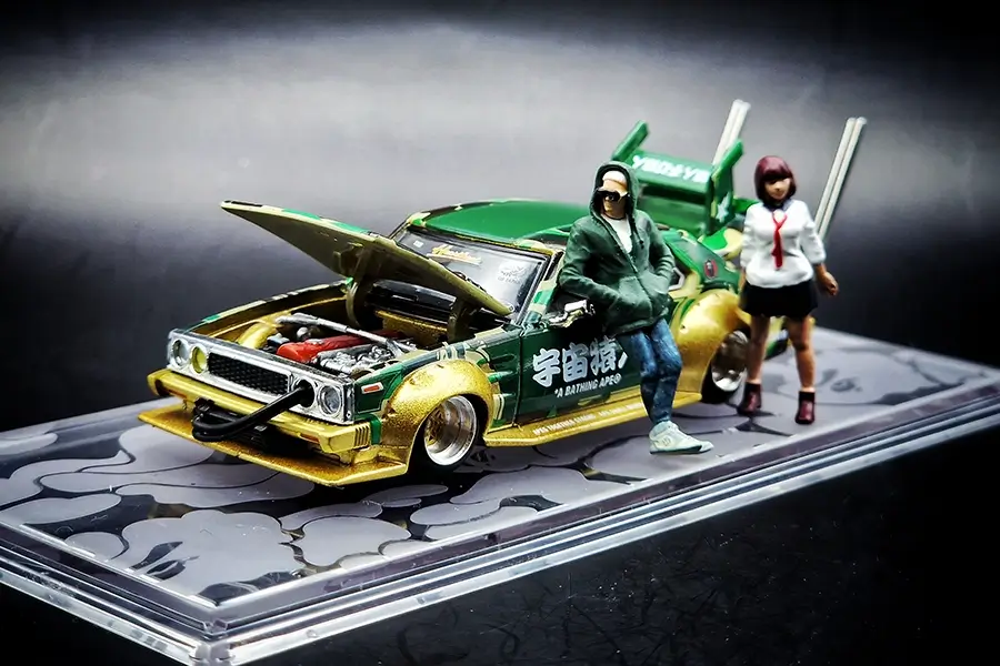 POP RACE Bosozoku Skyline C210 BAPE | Toycarsaddict.club