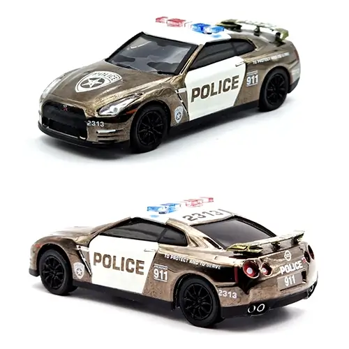 Nissan GTR R35 Police Car 2015 Greenlight