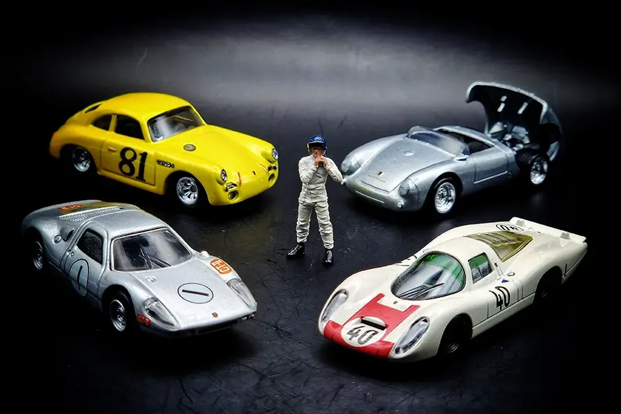 Porsche Modelcars from Schuco, Hot Wheels, Tarmacworks, kyosho, Matchbox and more