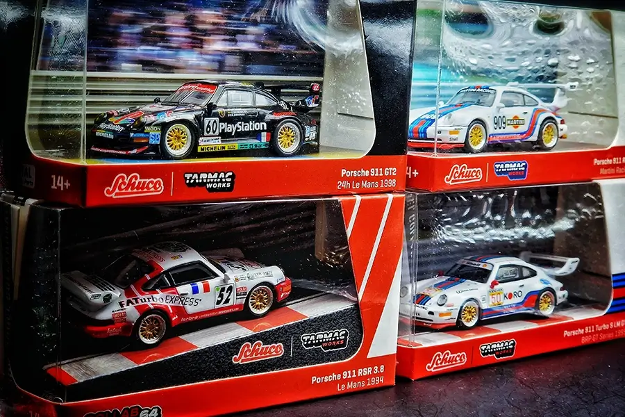 Porsche Modelcars from Schuco, Hot Wheels, Tarmacworks, kyosho, Matchbox and more