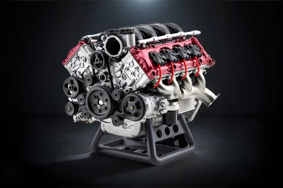 MAD RC DIY V8 Engine Model Kit for Capra VS4-10 Pro - Build Your Own V8 Engine That Works