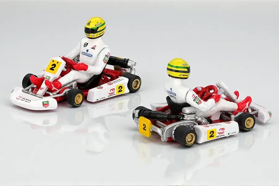 Mini GT karts of Ayrton Senna